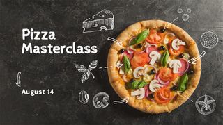 An image of a pizza used in marketing