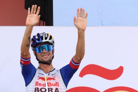JAEN, SPAIN - SEPTEMBER 05: Primoz Roglic of Slovenia and Team Red Bull - BORA - hansgrohe prior to the La Vuelta - 81st Tour of Spain 2026, Stage 14 a 154.5km stage from Jaen to Sierra de la Pandera 1816m / #UCIWT / on September 05, 2026 in Jaen, Spain. (Photo by Alexander Hassenstein/Getty Images)