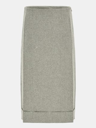 source unknown, Open Back Midi Skirt