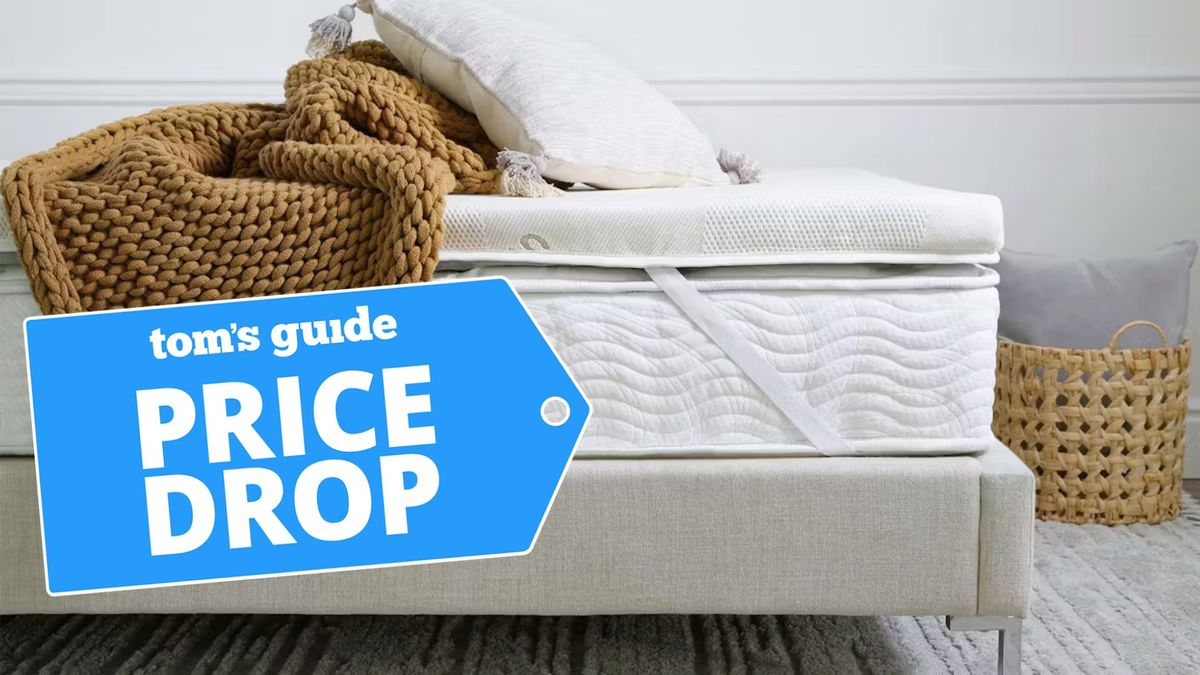 Saatva's cooling memory foam mattress topper is finally on sale this