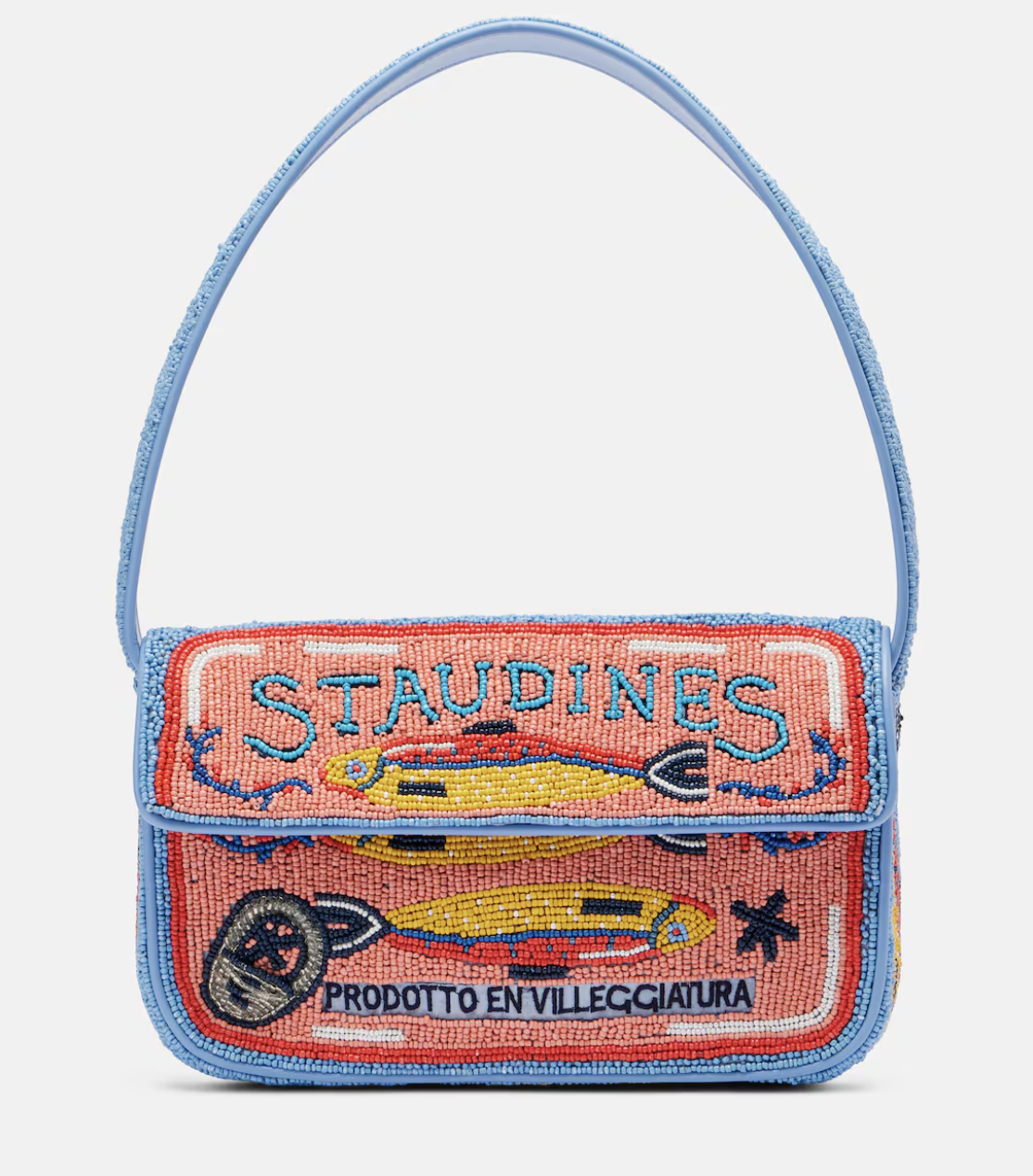 STAUD, Tommy Beaded Shoulder Bag