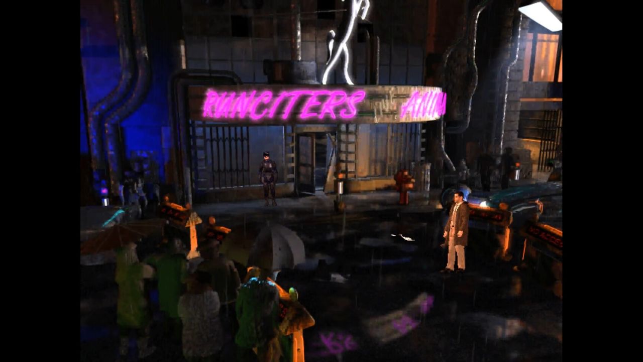 The first crime scene in the original