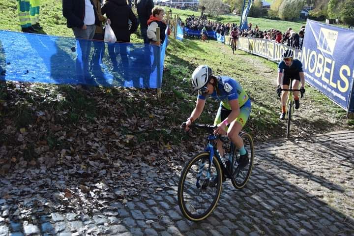 Corey Coogan-Cisek competing at Koppenbergcross