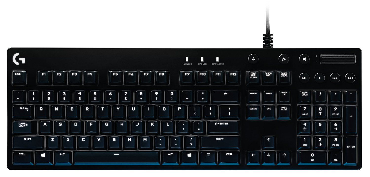Logitech G610 Orion Brown Switches, Lighting & Keycaps