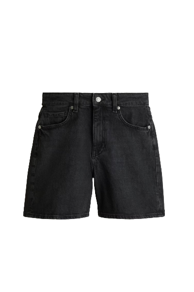 H&M, High Waist Denim Shorts