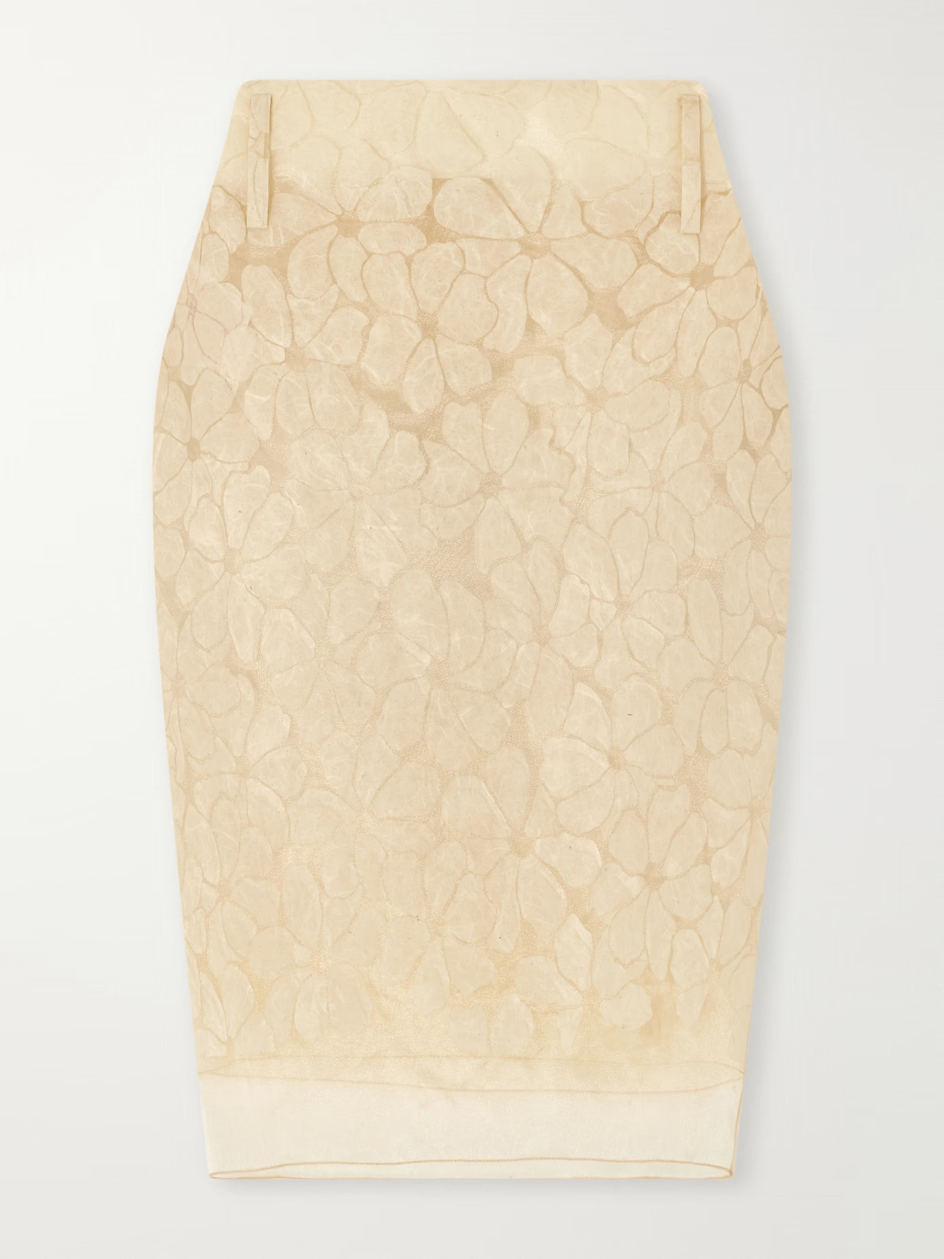 net-a-porter, Tiered Floral-Appliqu&amp;eacute;d Organza Midi Skirt