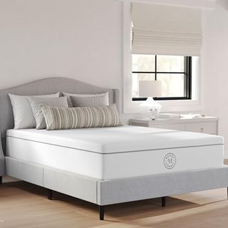 Martha Stewart Sleepcomplete Full Mattress in a Box, Firm Pocket Spring and Foam Hybrid Mattress, Dual-Action Cooling, 5-Way Zoning, Coolweave Cover, 12 