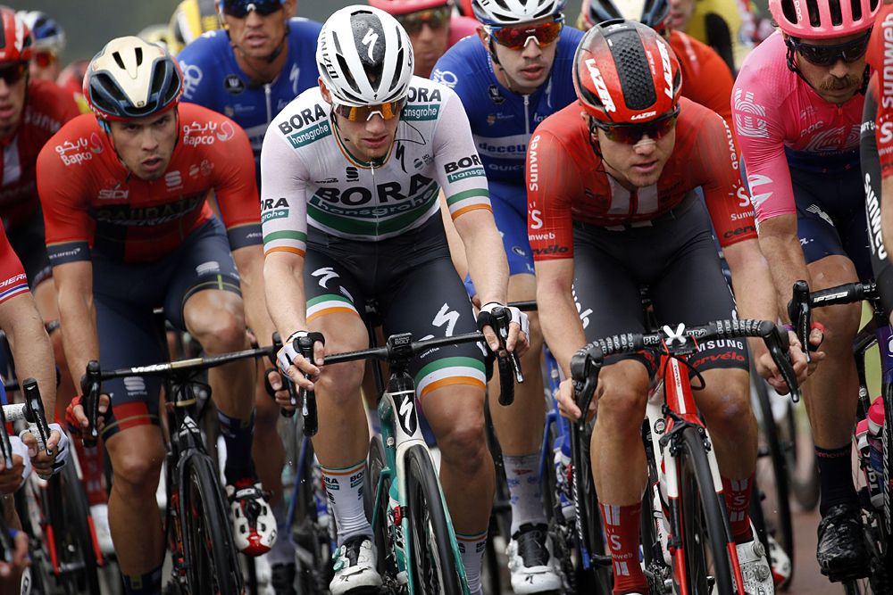 Sam Bennett (Bora-Hansgrohe) during the first stage of BinckBank Tour