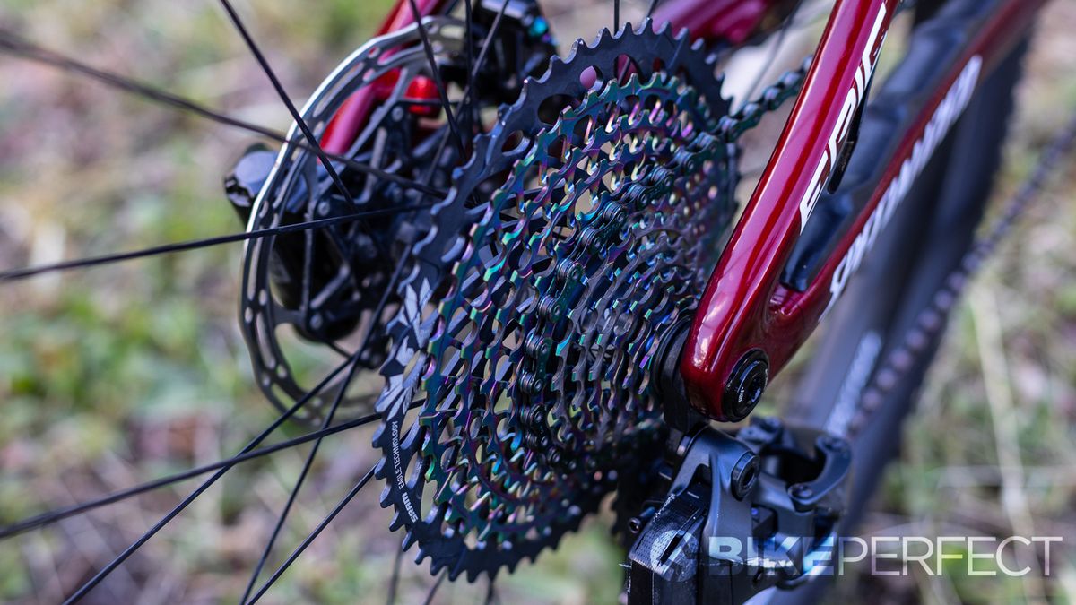 Sina Frei's Specialized S-Works Epic, ready to go in Ceres, South Africa