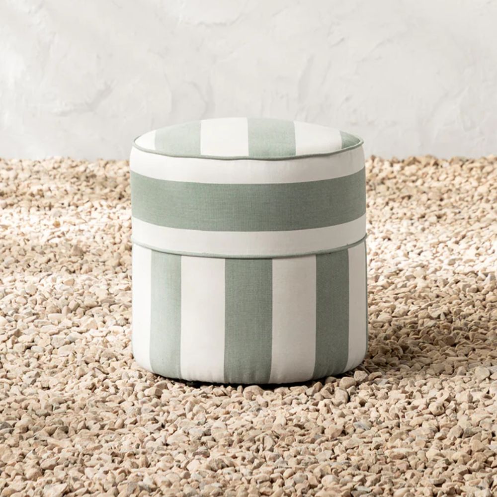 Haviland Striped Ottoman