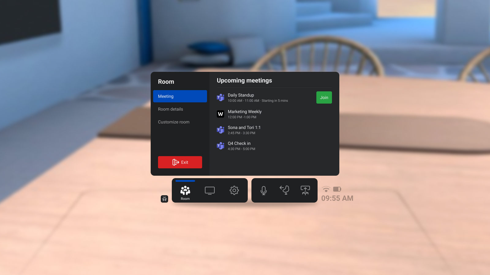 Microsoft Teams on the Meta Quest Pro