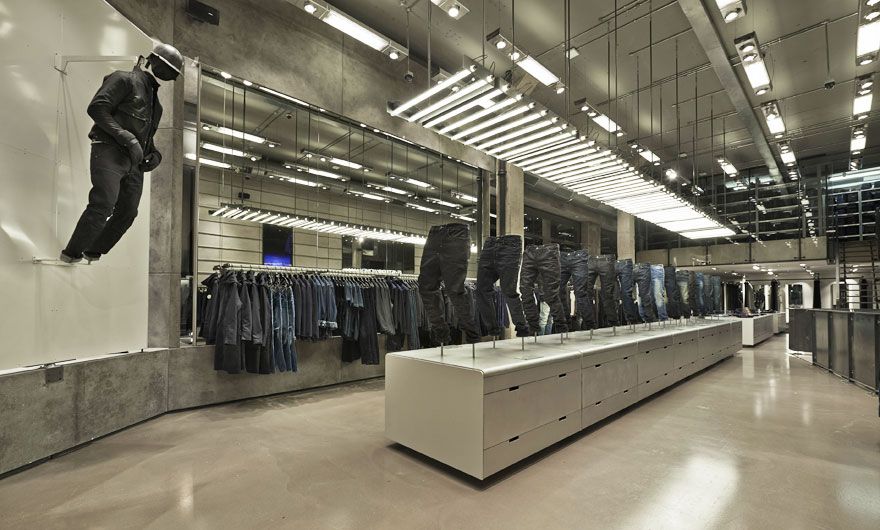 G Star Raw opens a new Oxford Street London denim emporium