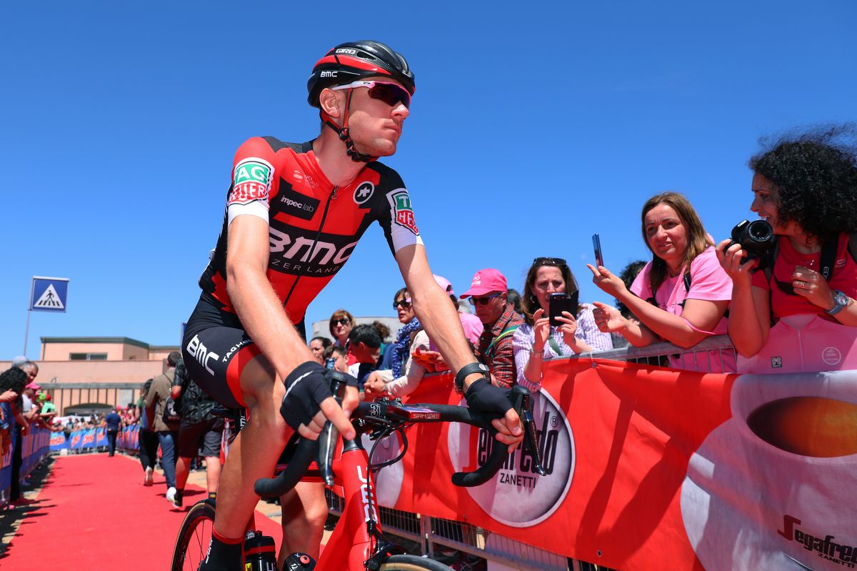 Tejay van Garderen (BMC) riding to sign on