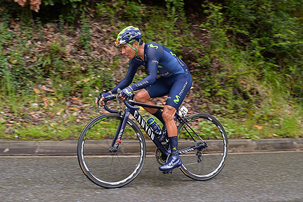 Nairo Quintana (Movistar) finished second in the time trial and third overall at Pais Vasco