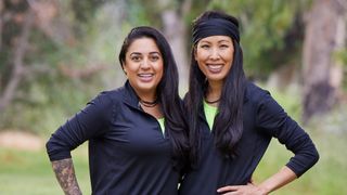 Aastha Lal and Nina Duong in The Amazing Race season 34