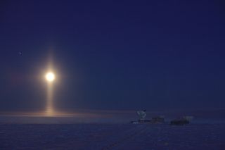 Lunar spotlight, South Pole, Antarctica, 2017 Royal Society Publishing Photography Competition