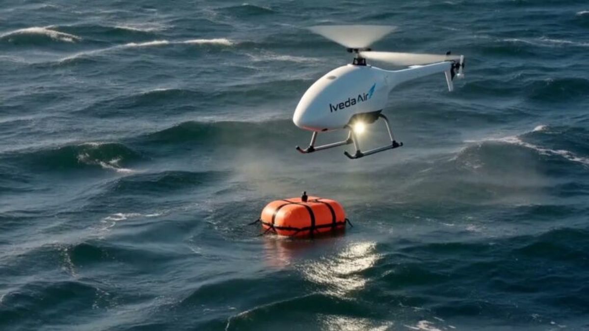 Could helicopter drones be the next big military breakthrough? This US firm says its new unit can fly up to five times longer than traditional battery-powered quadcopters
