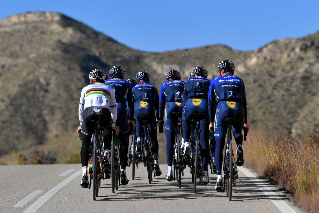 Deceuninck-Quickstep at team camp in Altea, Spain