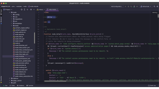 A screenshot of Jetbrains' PHPStorm IDE