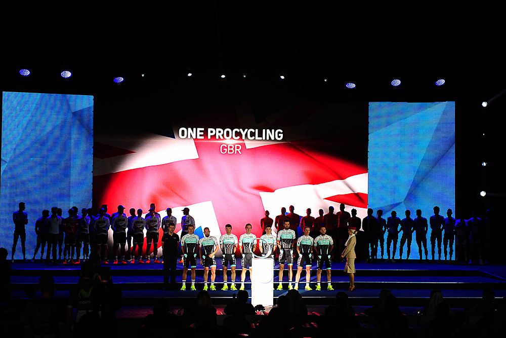 One Pro Cycling are presented in Dubai.