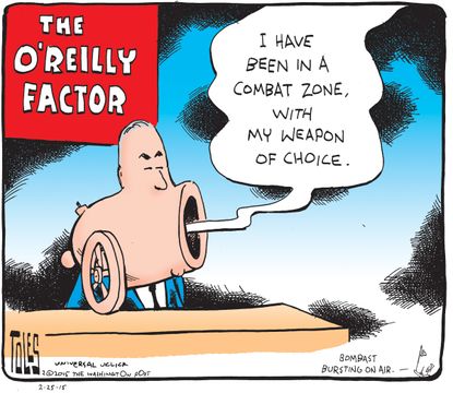 Editorial cartoon Entertainment Bill O’Reilly