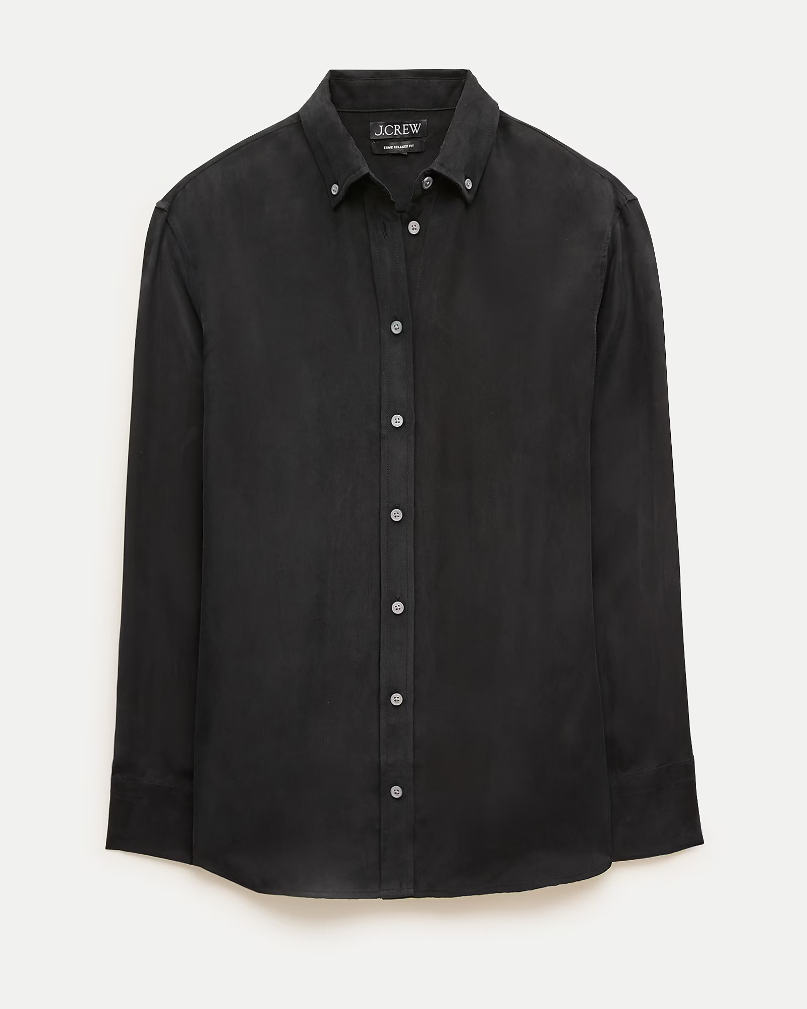 J.crew black button-up shirt