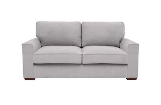 A light grey 3-seater sofa