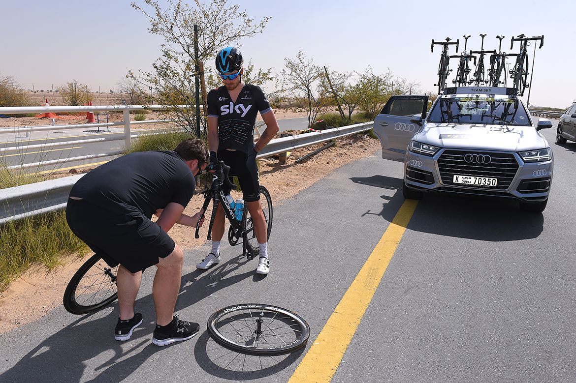 A puncture for Jon Dibben...