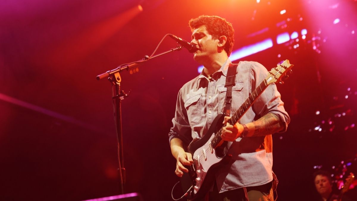 John Mayer performing live
