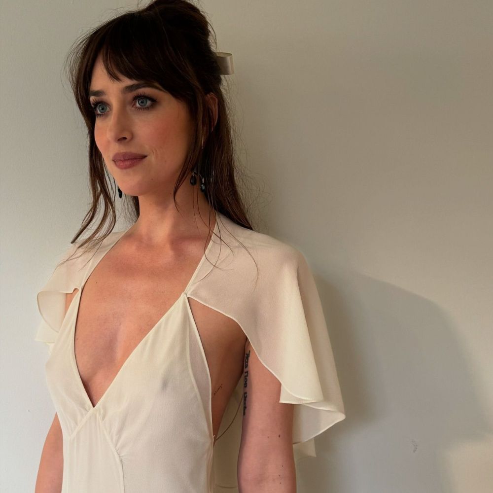 Dakota Johnson Just Wore a Wedding Dress with Mules in the Chicest Way