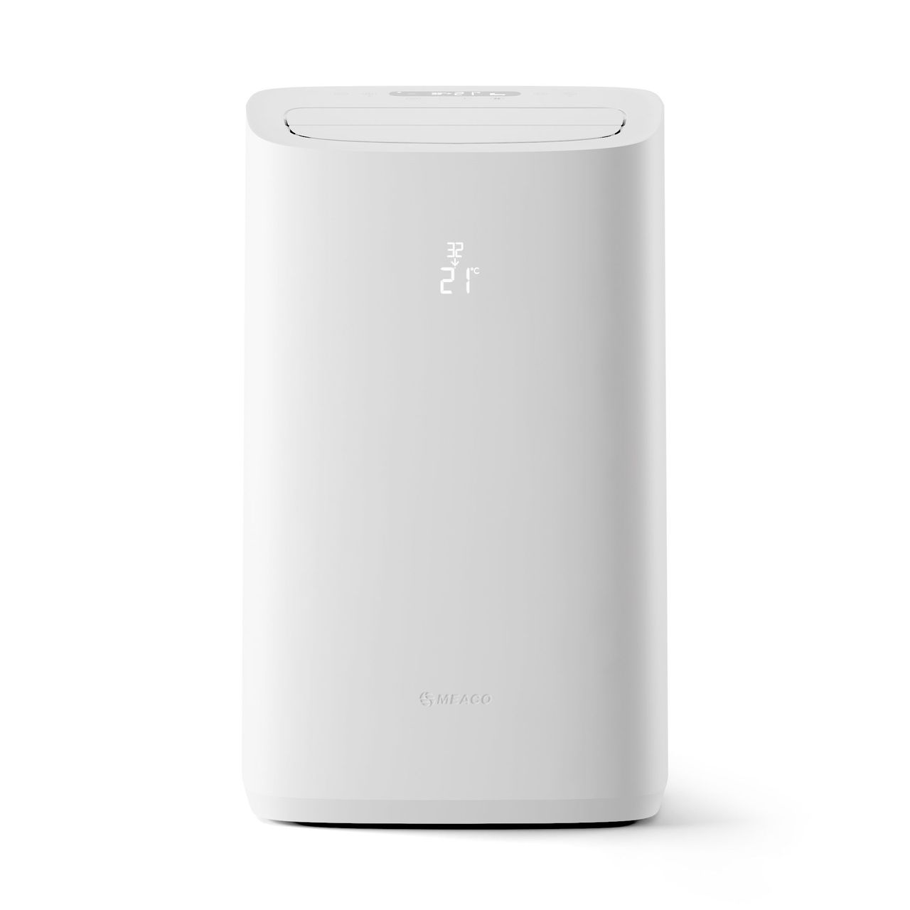 Cut out of the Meaco Cirro portable air conditioner (front view) on a white background