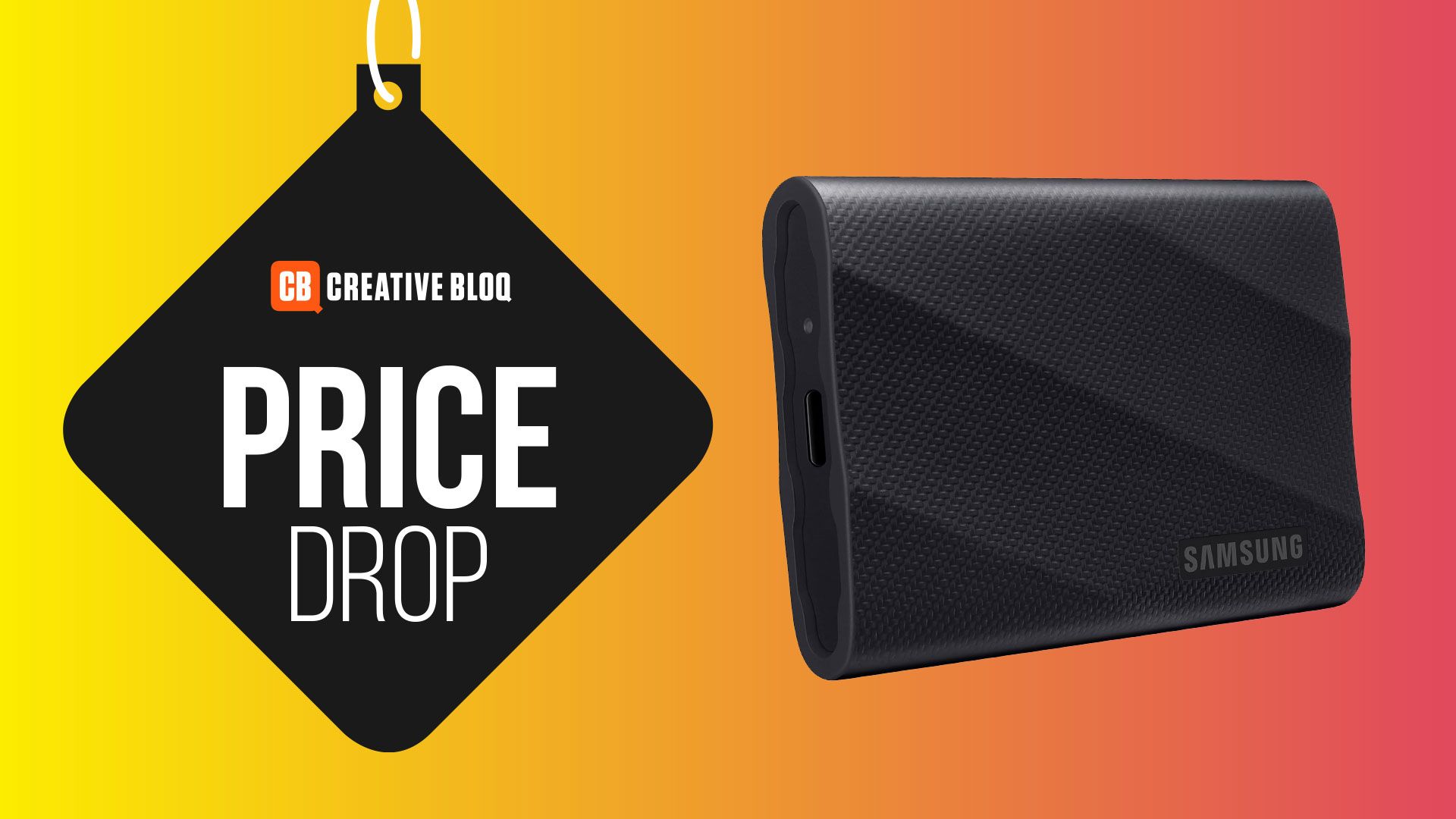 The newest and fastest Samsung portable SSD has 45% off ahead of