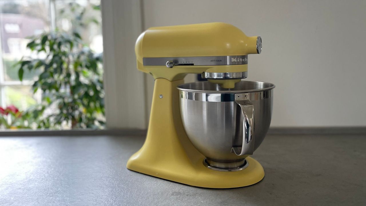 KitchenAid COTY Artisan 4.7L Stand Mixer on the counter (2)