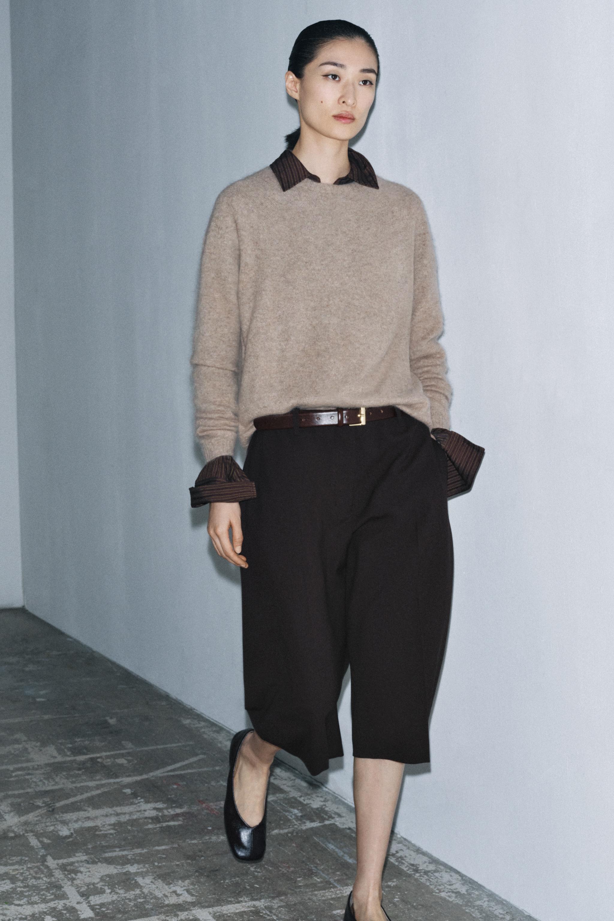 Wool and Cashmere Long Sleeve Jumper
