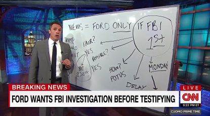 Chris Cuomo games out the Kavanaugh-Ford showdown