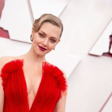 los angeles, california – april 25 editorial use only in this handout photo provided by ampas, amanda seyfried attends the 93rd annual academy awards at union station on april 25, 2021 in los angeles, california photo by matt petitampas via getty images