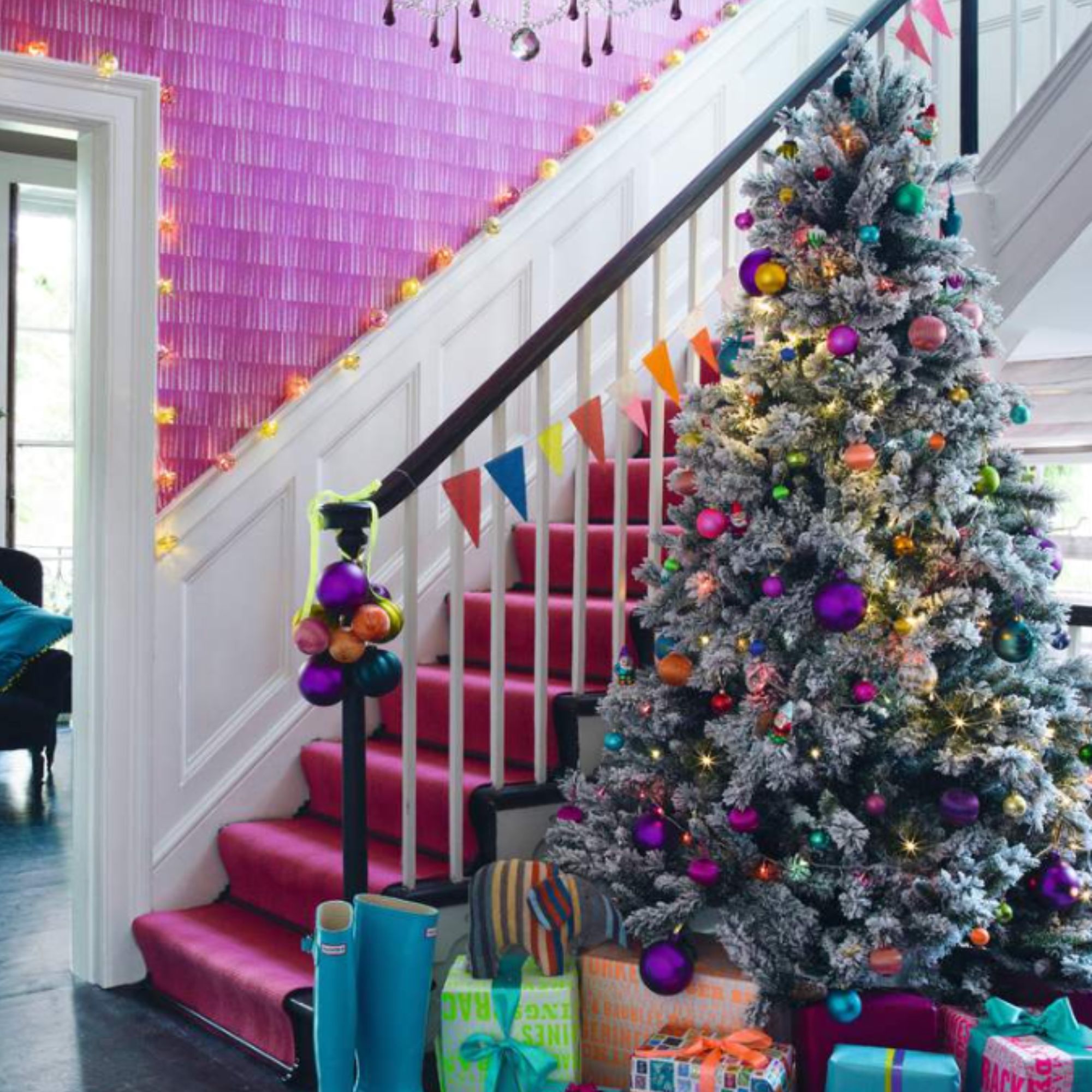 Colourful Christmas scheme