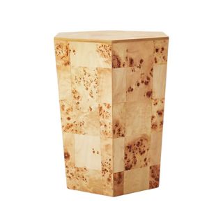 Burl wood accent table