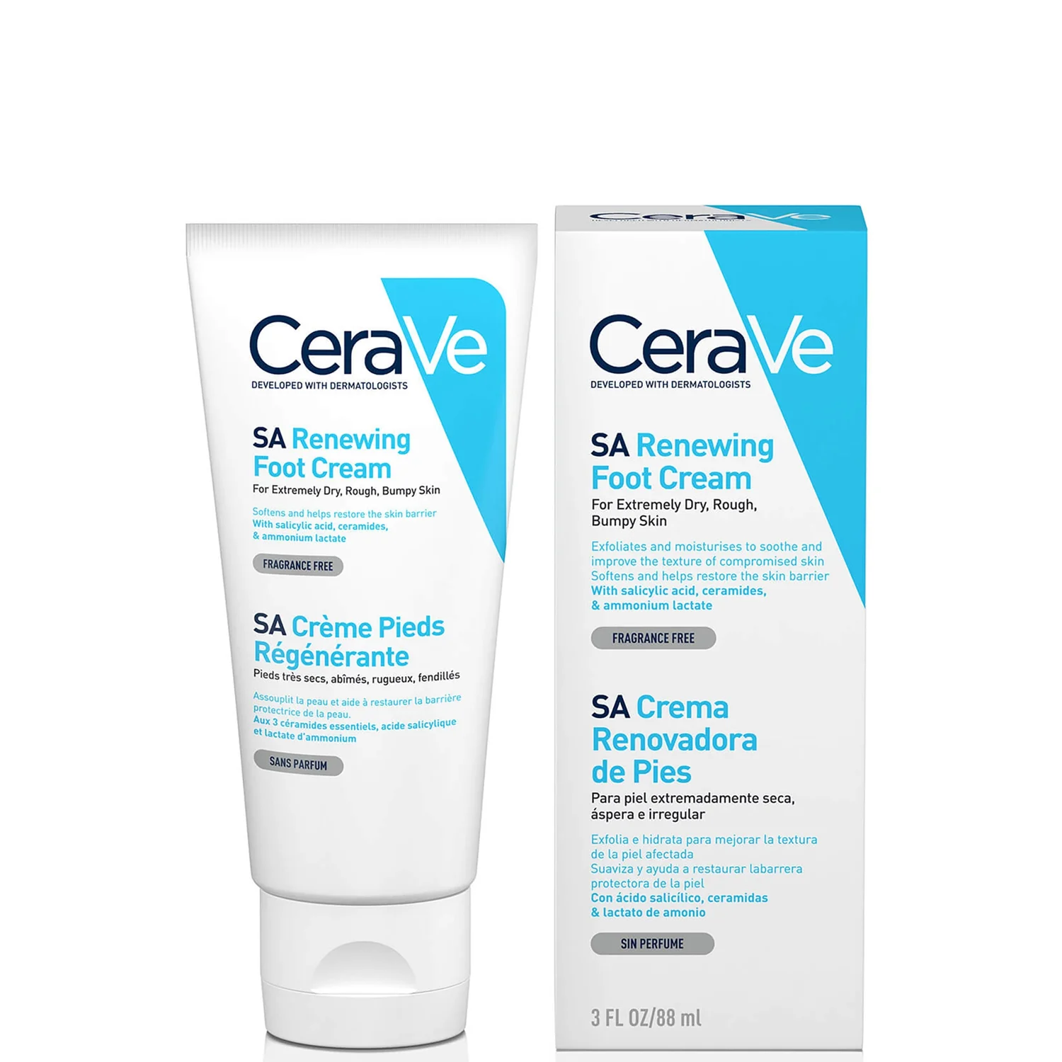 Cerave Sa Renewing Foot Cream 88ml