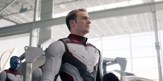 Chris Evans as Captain America in Endgame