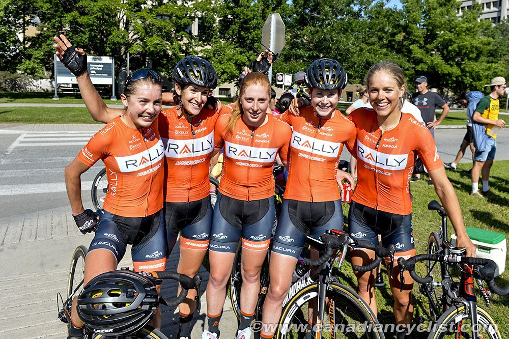 Team Rally all smiles post race