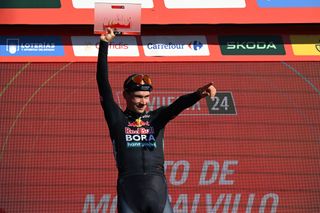 Vuelta a Espana: Primoz Roglic on the podium after stage 19