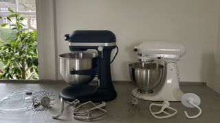 KitchenAid Classic Stand Mixer next to the Artisan