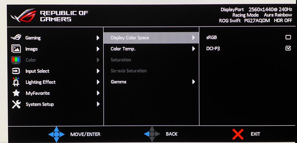 Asus ROG Swift PG27AQDM