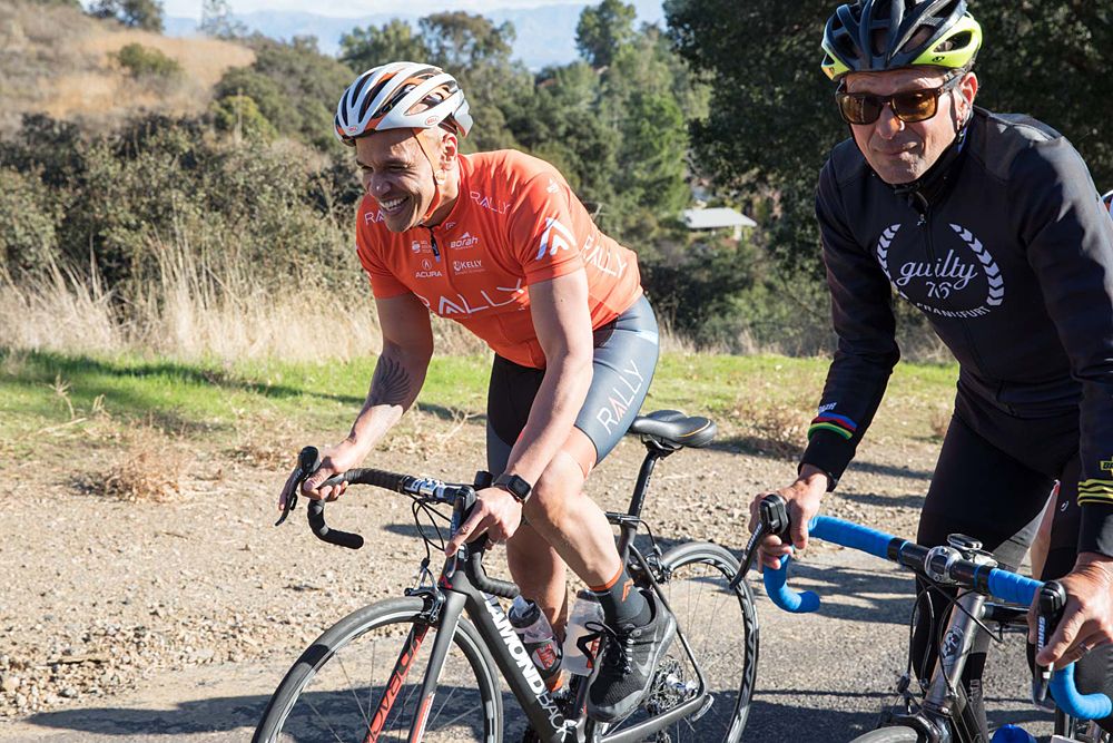 Rally Health's Tony Fair and Mike Dimkich, current member of rock band Bad Religion and former guitarist for The Cult