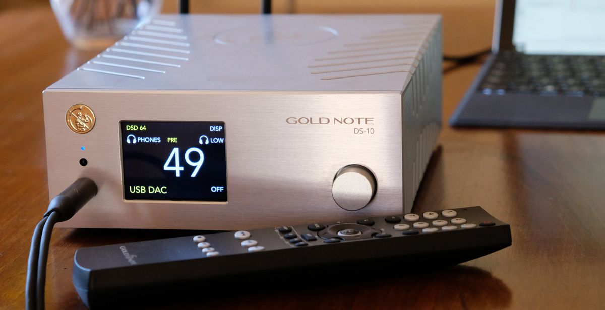 Gold Note DS-10 DAC Streamer Headphone Amplifier