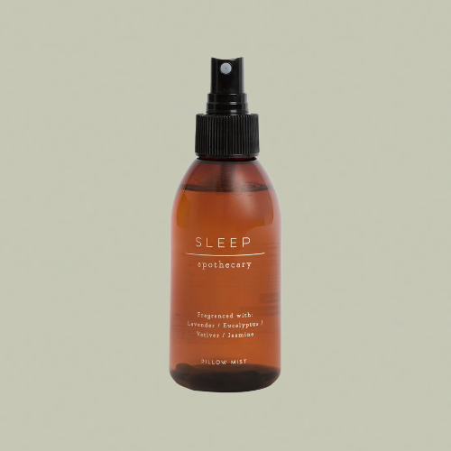 Sleep mist in amber bottle