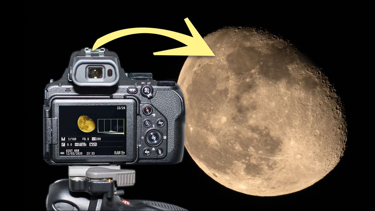 I photographed the moon with a monster Nikon P1000 bridge camera – here ...