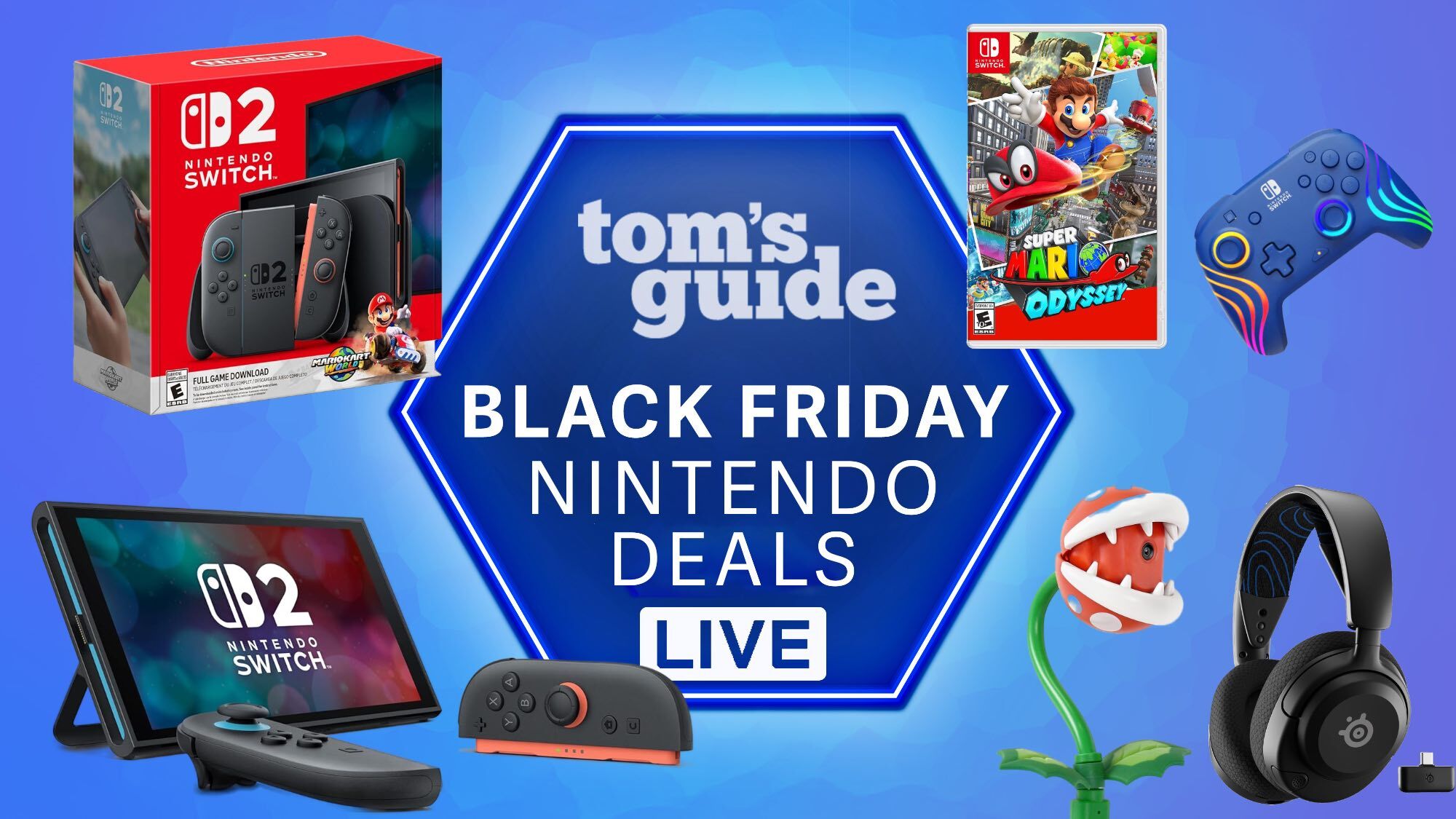 A Tom&#039;s Guide Black Friday Switch deals with a range of Nintendo Switch 2 products and peripherals