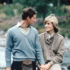 Charles and Diana Happy and in love at Balmoral after their honeymoon, 19th August 1981